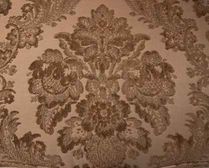 Thomasville Bergere Chair with Damask Tone on Tone Upholstery