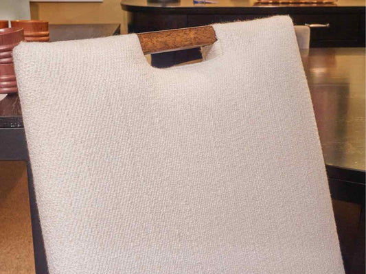 Set Of 4 Tommy Bahama 'Coles Bay' Ivory  Upholstered  Arm  Dining Chairs