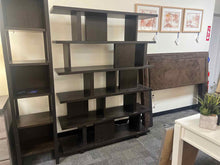 Black Asymmetrical Display Shelf