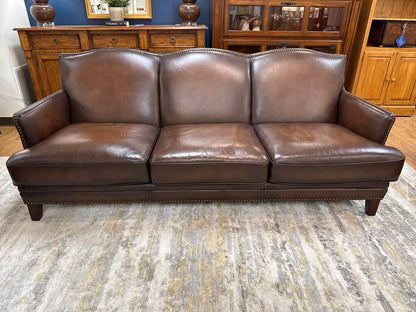 Chocolate Leather Sofa