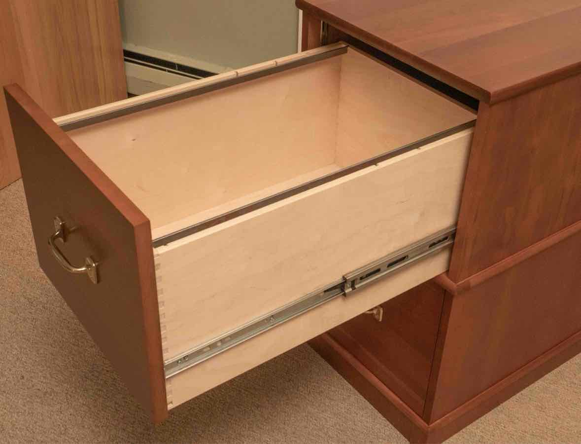 Cherry 2 Drawer File Cabinet