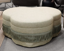 Custom Clover Ottoman