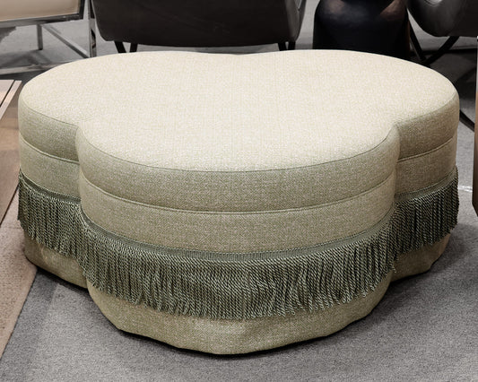 Custom Clover Ottoman