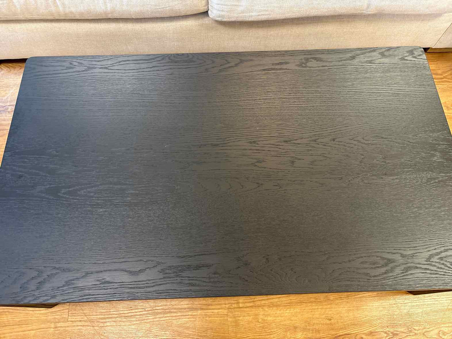 RH 'Breton' Cocktail Table in Black Oak