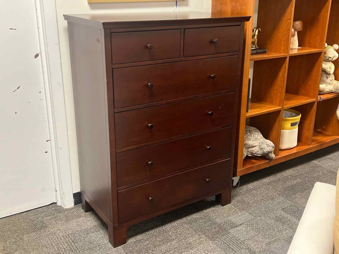 Pottery Barn Espresso Tall Chest