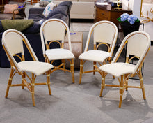 Set of 4 Serena & Lily Rivera Etoile Rattan Dining Chairs