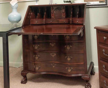 Maddox Mahogany Governor Winthrop  Drop Front 4 Drawer  Secretary Desk
