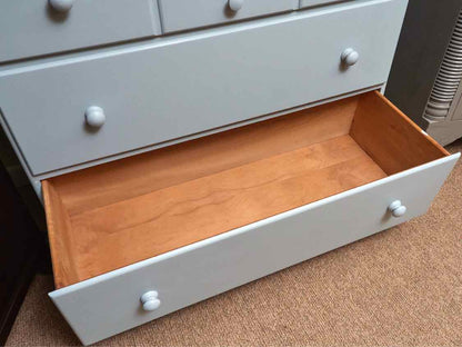 'Icelandic  Blue' Finish 3 Drawer Chest