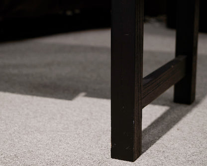 Arhaus Black Distressed One Drawer Desk
