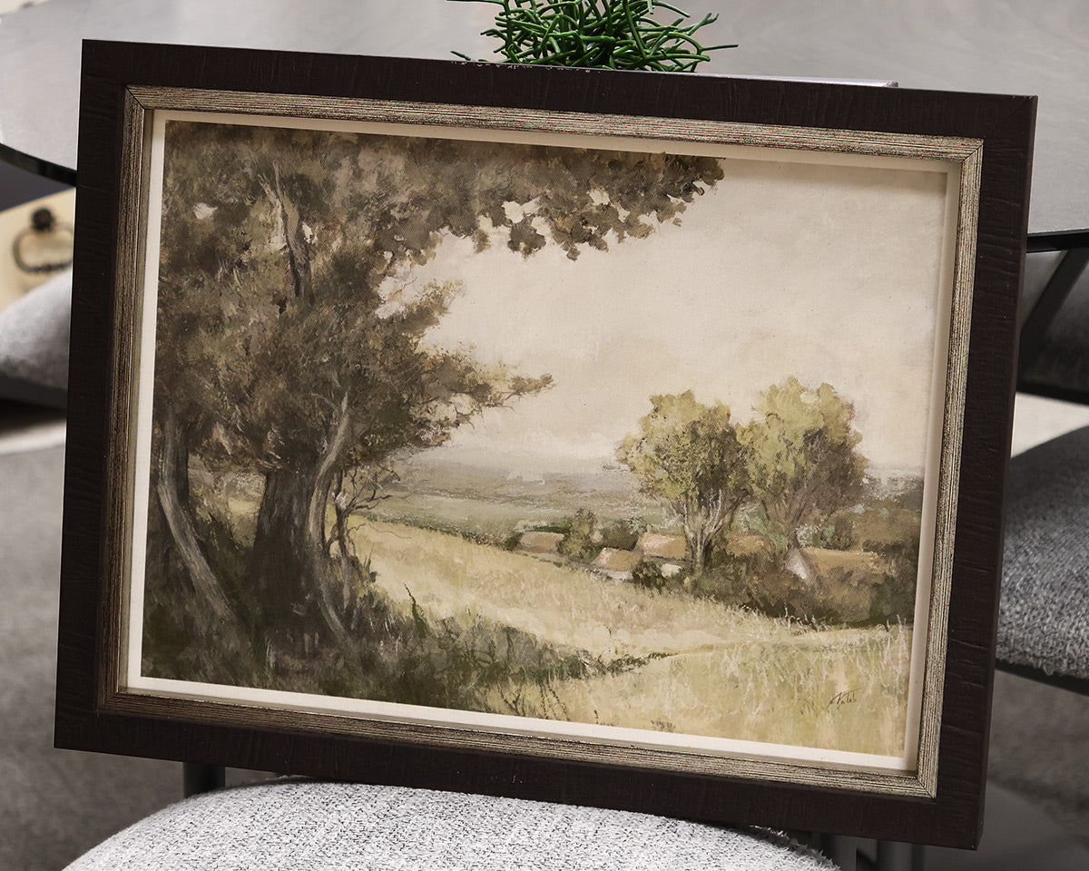 Old Style Landscape II Framed Artwork
