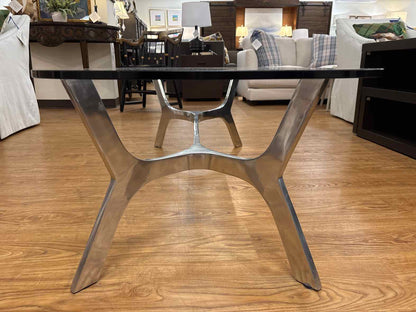 Crate &  Barrel Glass Coffee Table