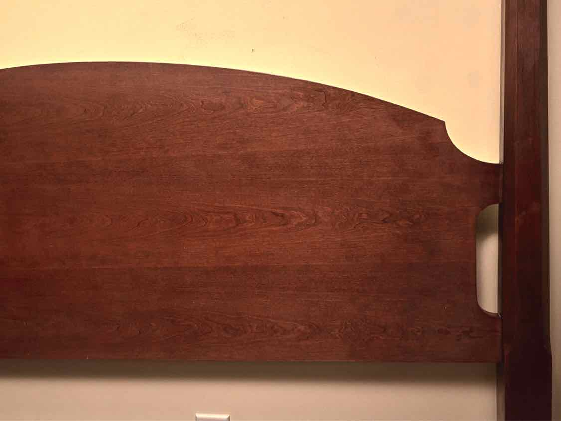 Solid Cherry Queen 4  Post Canopy Bed