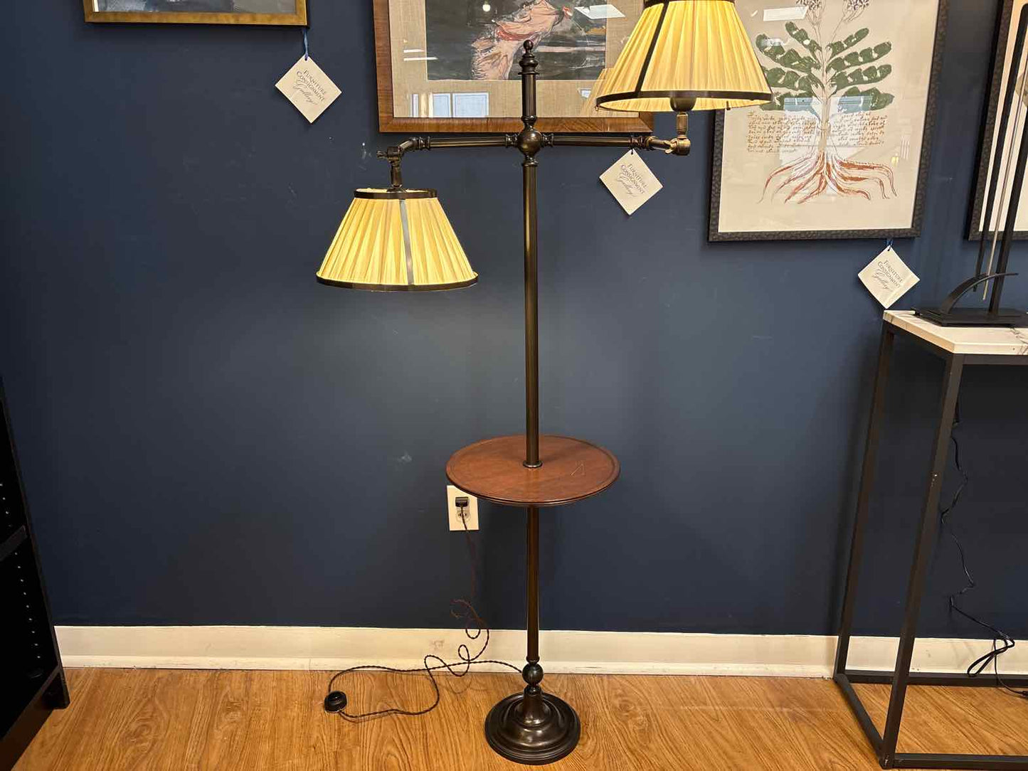 Floor Lamp with Table