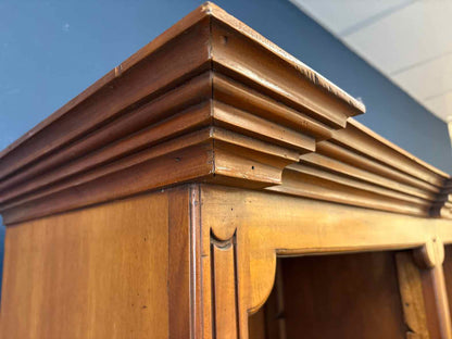 2-Piece Triple Bookcase with Adjustable Shelves