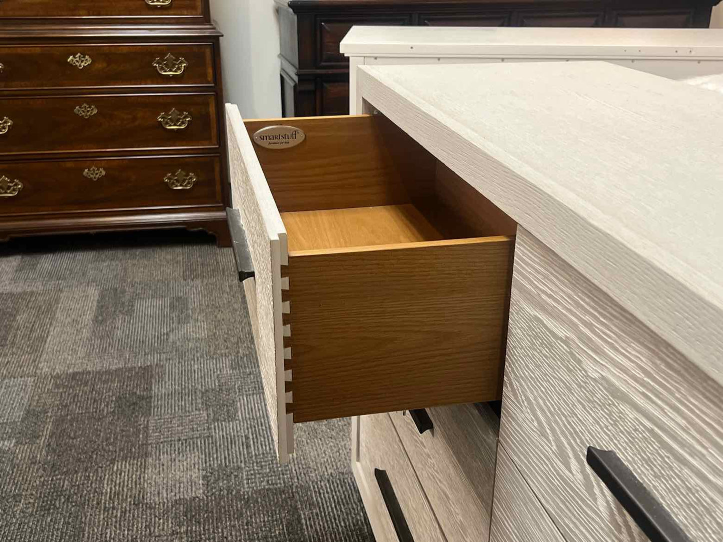 Smartstuff Whitewashed Oak Dresser