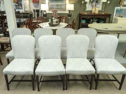 Lee Industries Set of Eight Upholstered Side Chairs