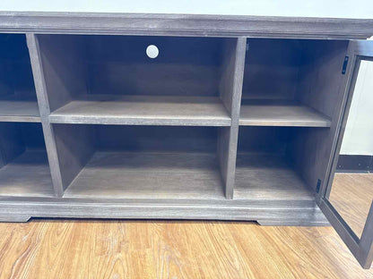 Weathered Wood Media Console