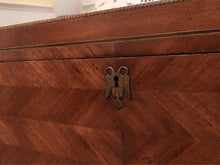 Alfonso Marina  Inlay Ebony,Birch & Mahogany Accent Trunk Includes 2 Keys
