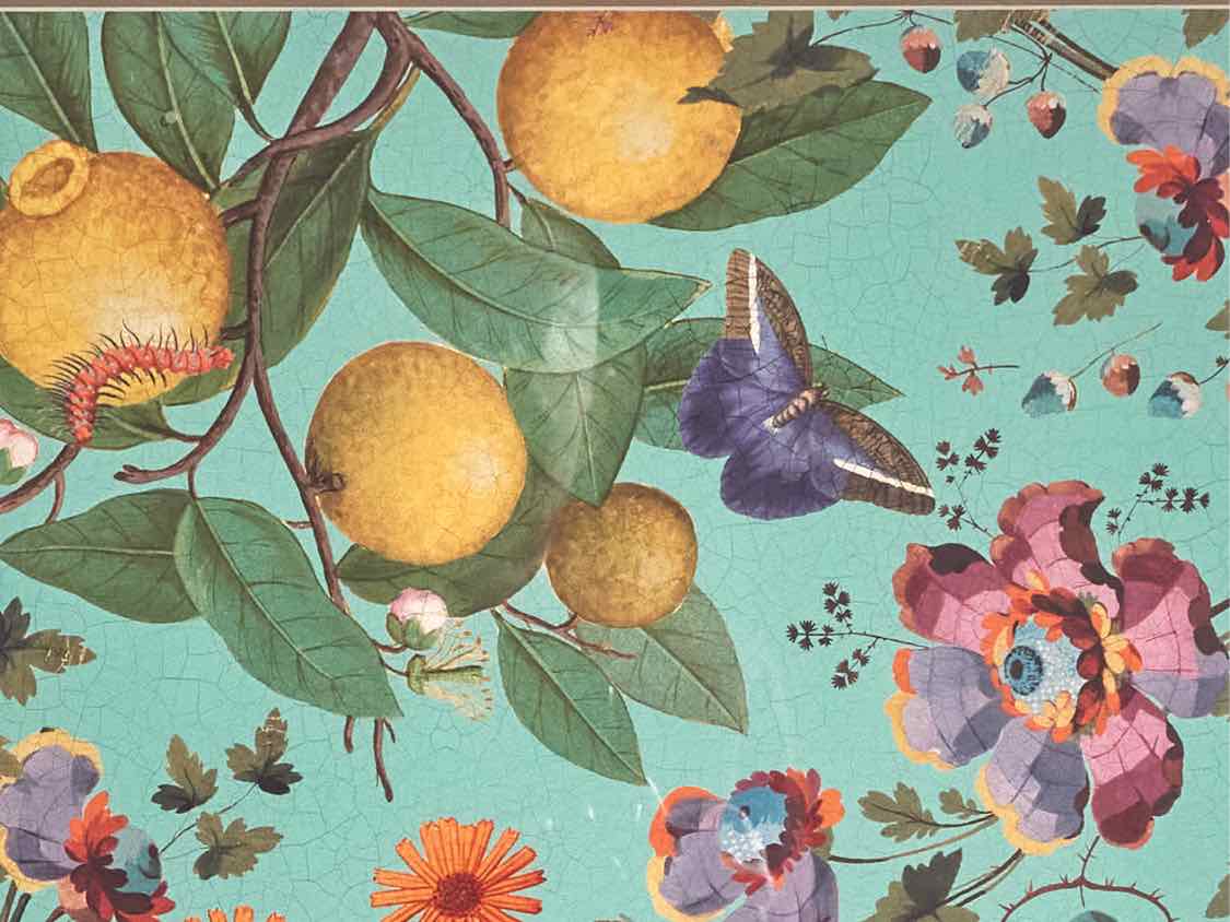 'Floral Fruit Garden' Framed Print 2/2