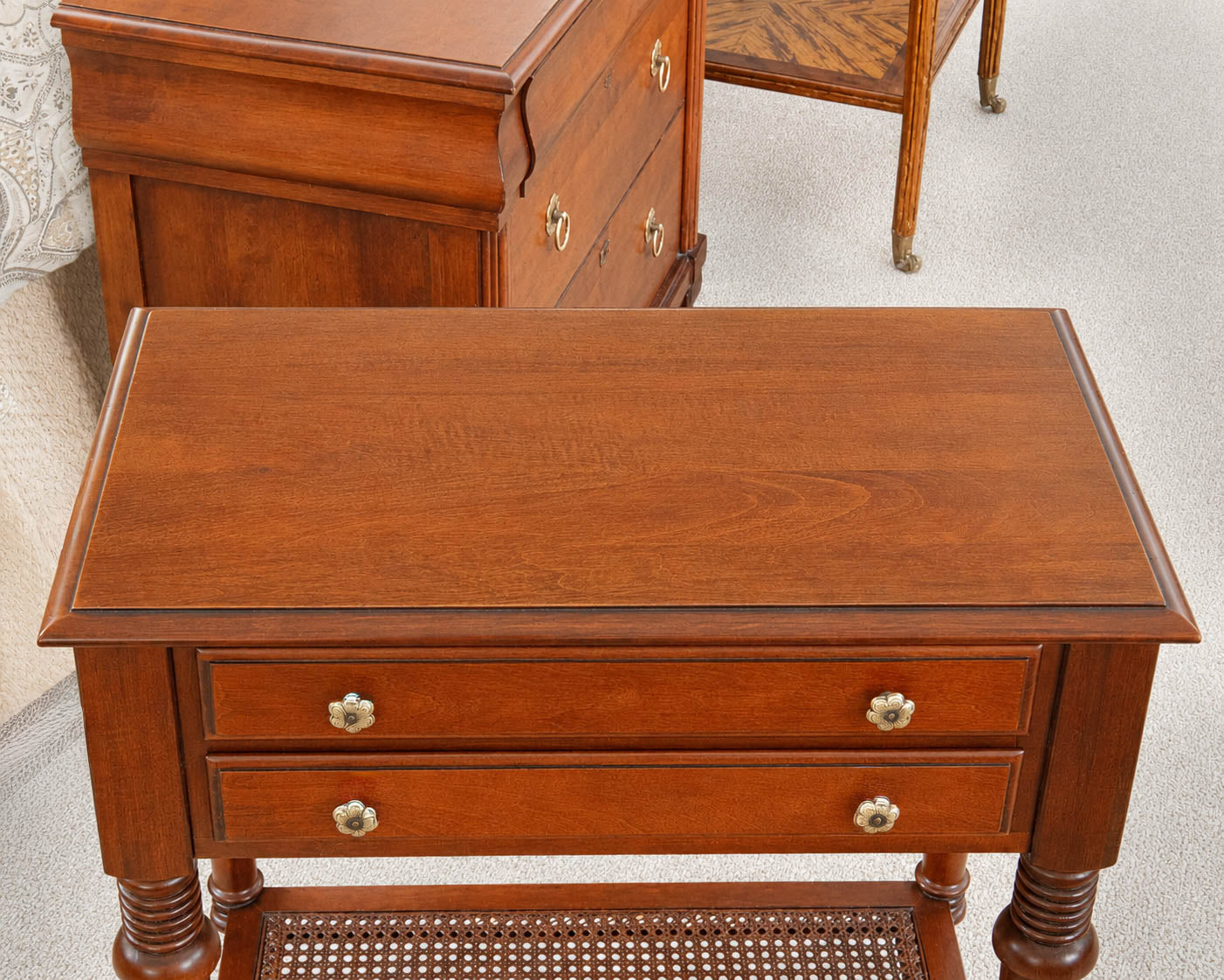 Ethan Allen British Classics Two Drawer Nightstand