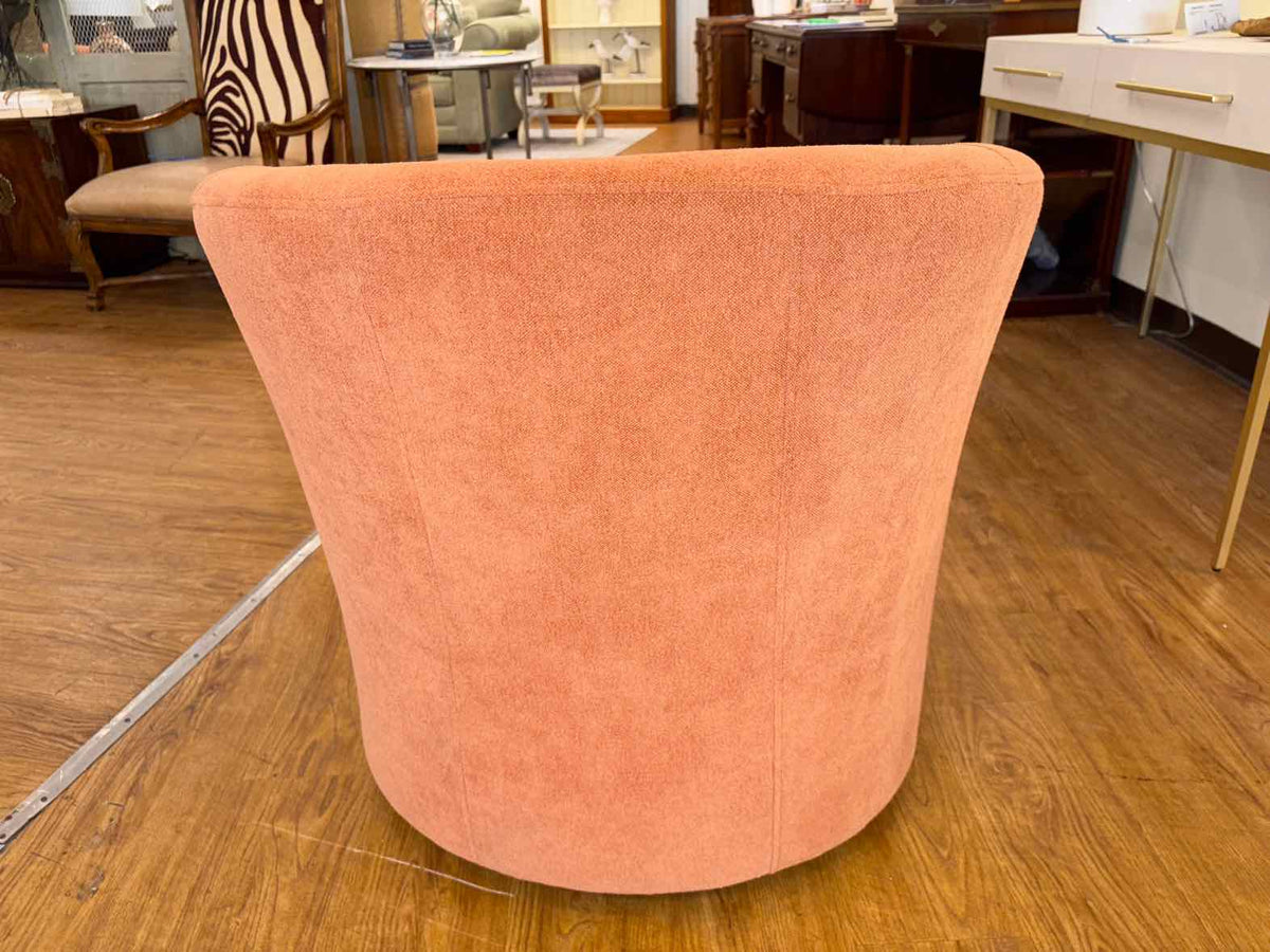 Pair of Four Hands 'Jett' Swivel Barrel Chairs