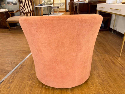 Pair of Four Hands 'Jett' Swivel Barrel Chairs