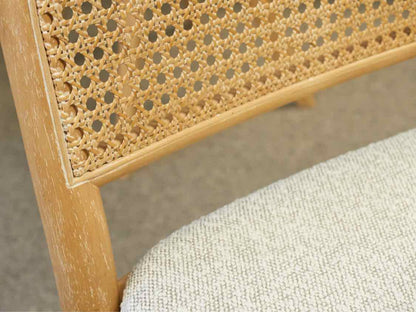 Castlery Pair of 'Edith' Cane Bar Stools