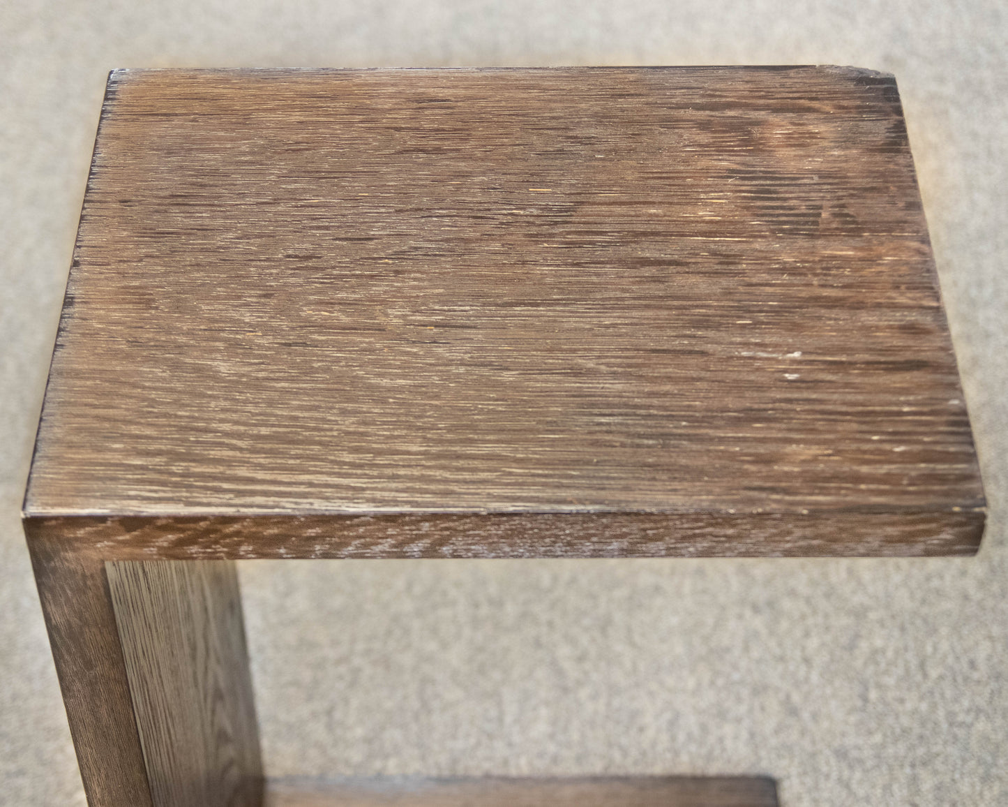 RH Cloud Modular C Table in Brown Oak Finish