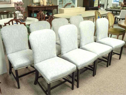 Lee Industries Set of Eight Upholstered Side Chairs