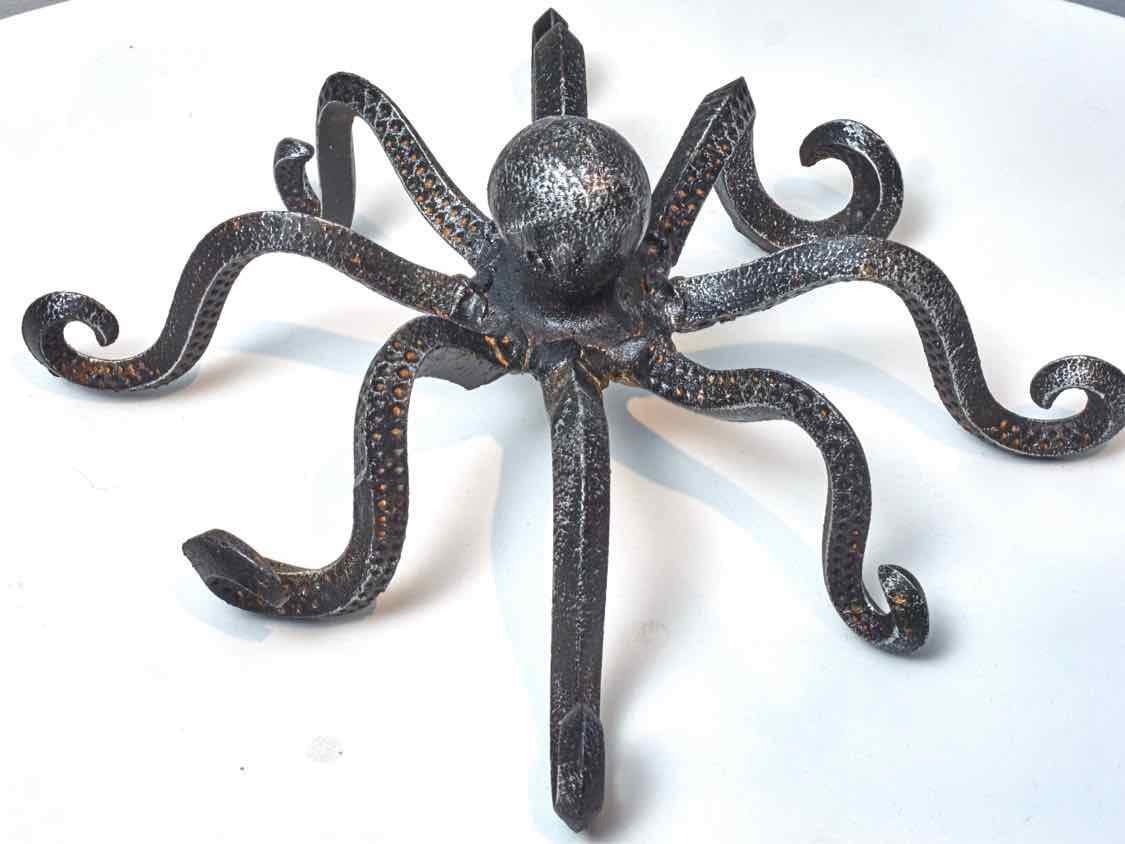 Metal Octopus Decor