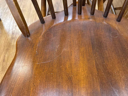 Asher Benjamin & Co. Set of 4 Windsor Dining Chairs