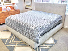 Room & Board Wyatt King Bed in Conley Oatmeal