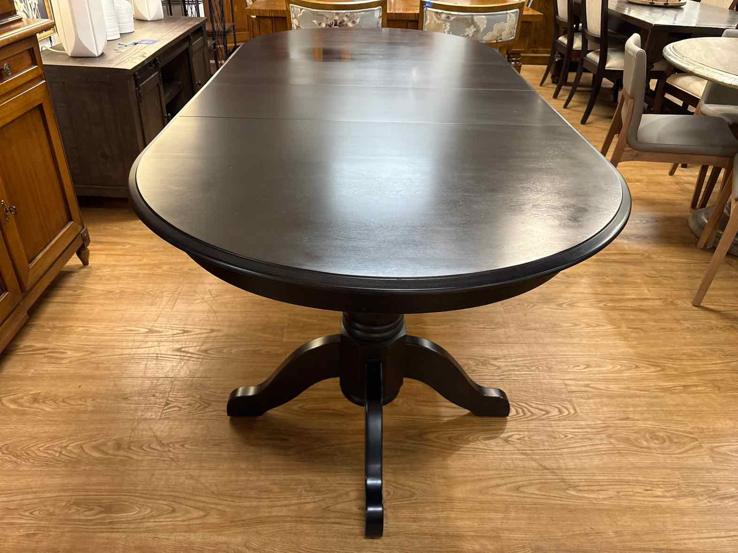 Bermex Extension Oval Dining Table in Espresso