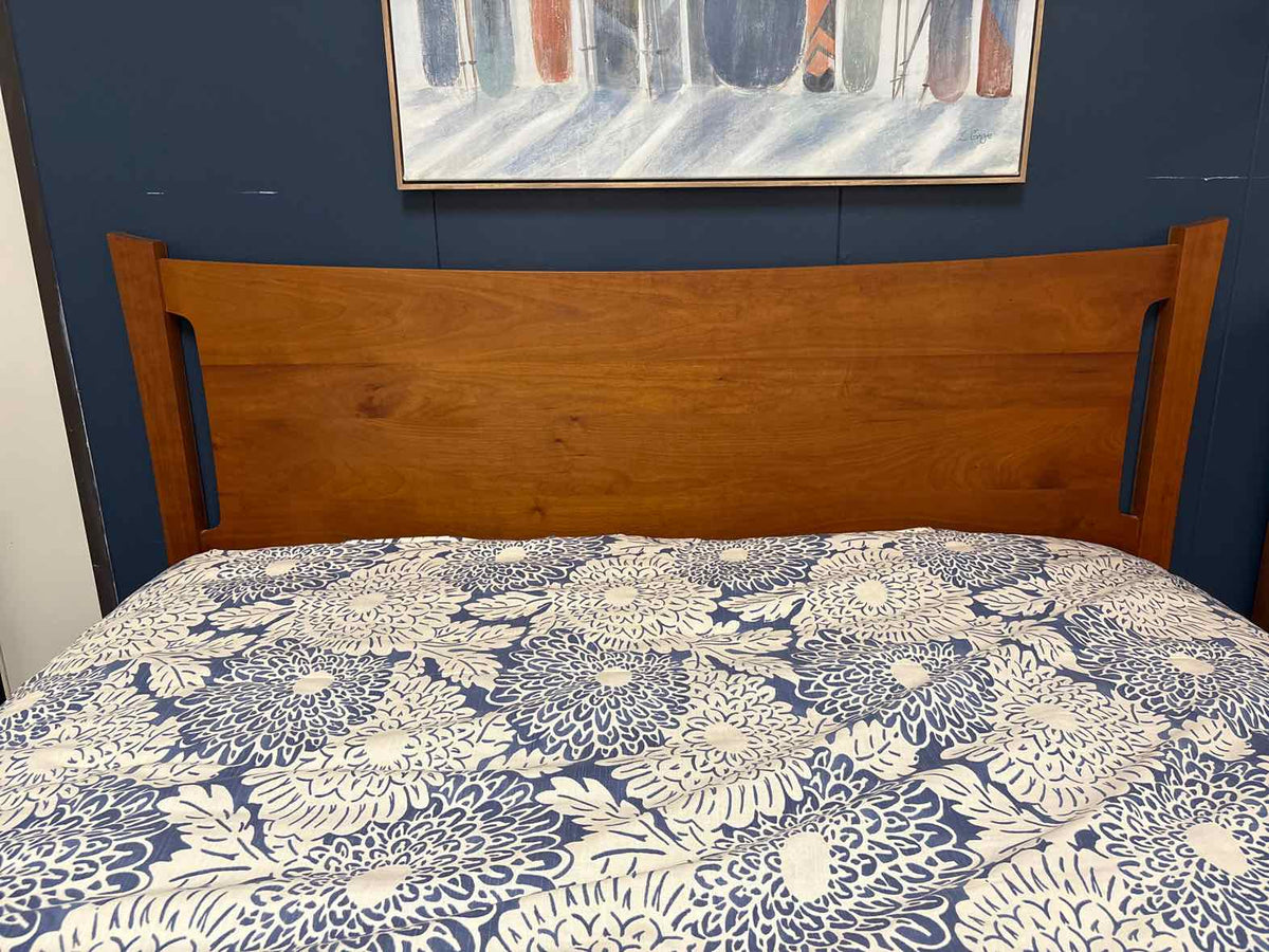 Circle Furniture Mid-Century Queen Bed