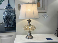 Silver and Glass Lamp