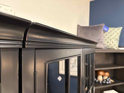 Pottery Barn Black China Cabinet