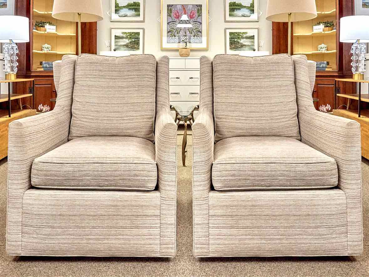 Pair of Huntington House  Swivel Chairs