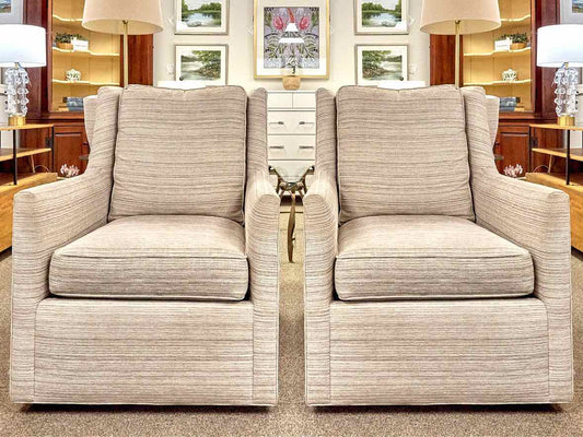 Pair of Huntington House  Swivel Chairs