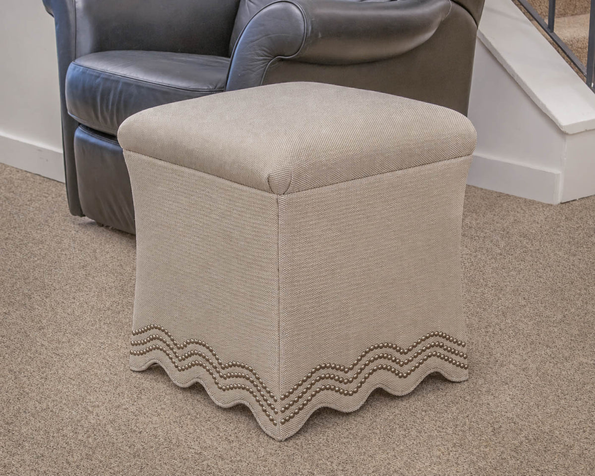 Drexel Ottoman W/ Nailhead Trim