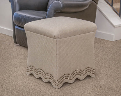 Drexel Ottoman W/ Nailhead Trim