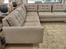 Crate & Barrel Two Piece 'Petrie' MCM Sectional