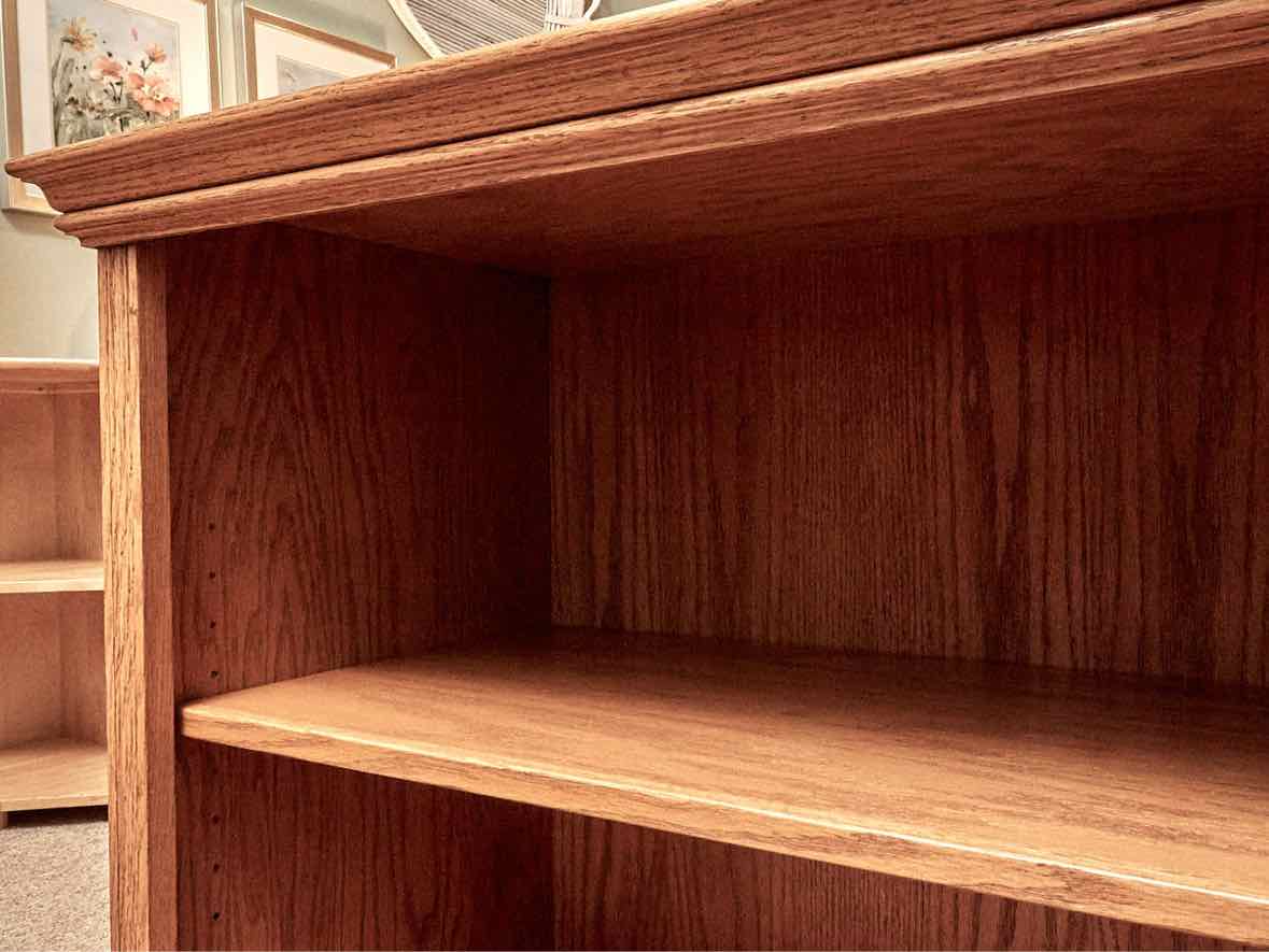 Unfinished Business Oak Bookcase
