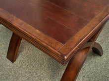 Mahogany Cross Leg Side Table in Espresso  Finish