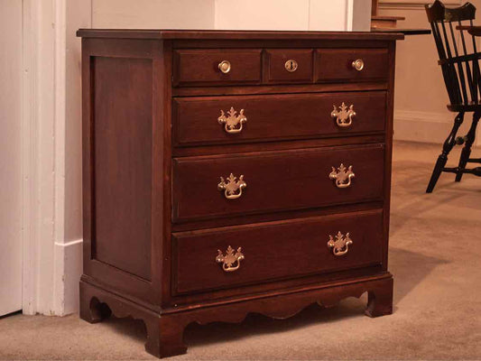 Permacraft Cherry 4 Drawer Brass Handles  Chest