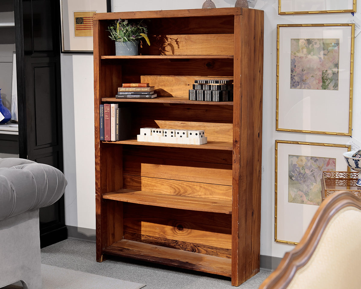 Pine Rustic Bookcase