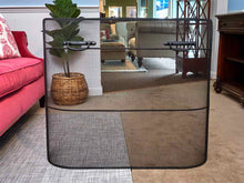 Black Finish Fireplace Screen