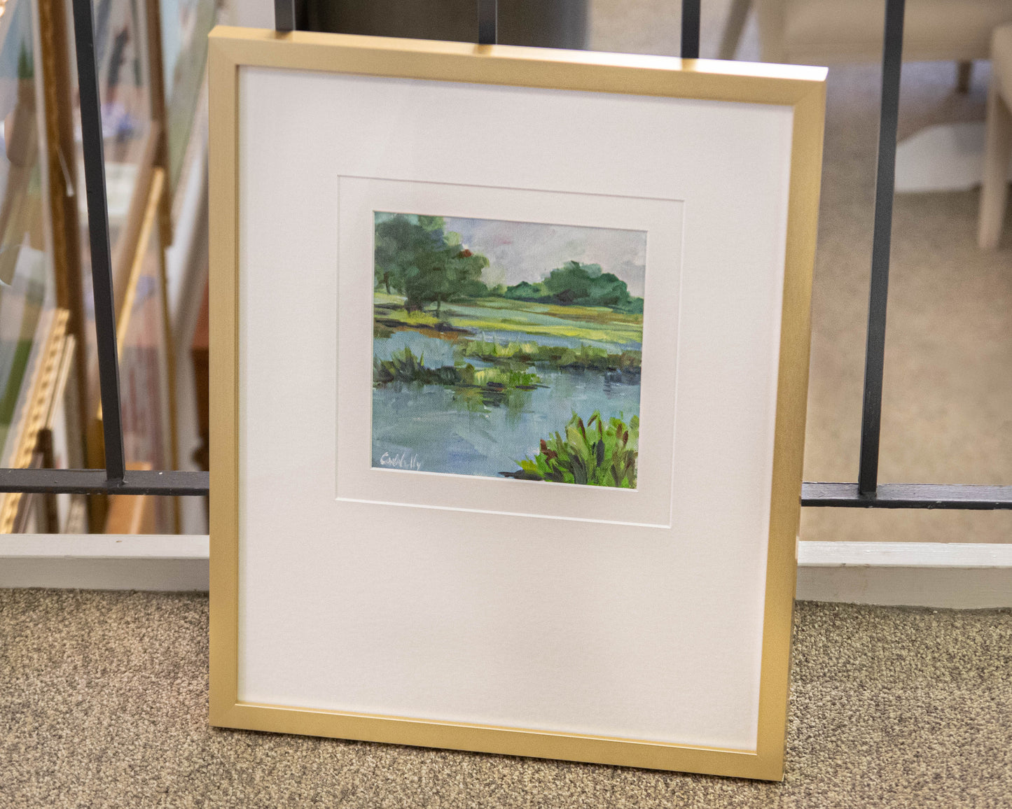 'Marshes 3' Framed Giclee