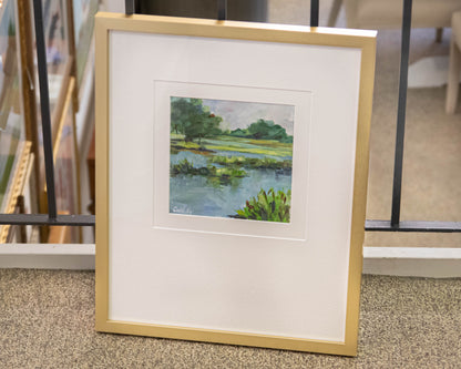 'Marshes 3' Framed Giclee