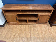 Colonial Place Oak Media Console