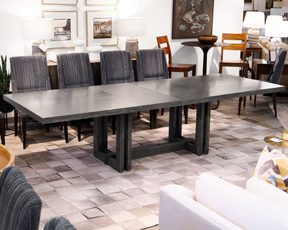 Charcoal Gray Dining Table